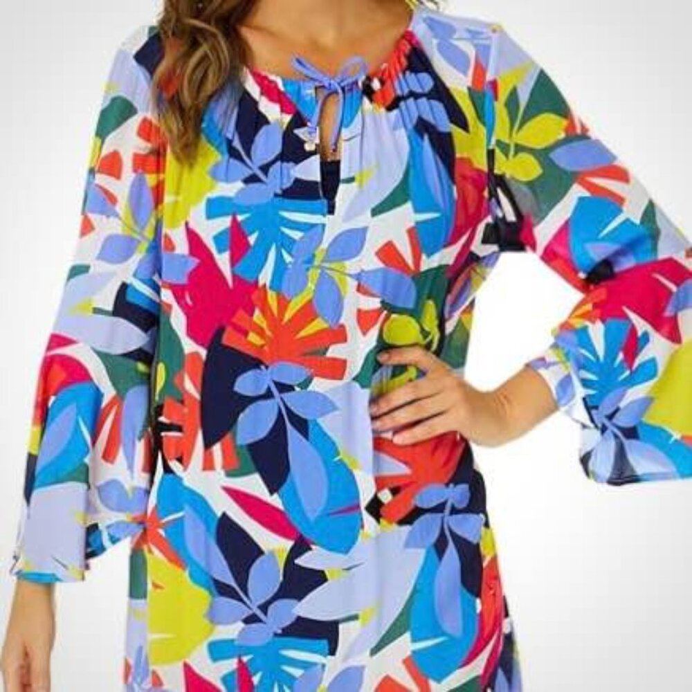 Anne Cole Bright Swimsuit Resort Cover Up | Lightweight & Relaxed [size L/XL]